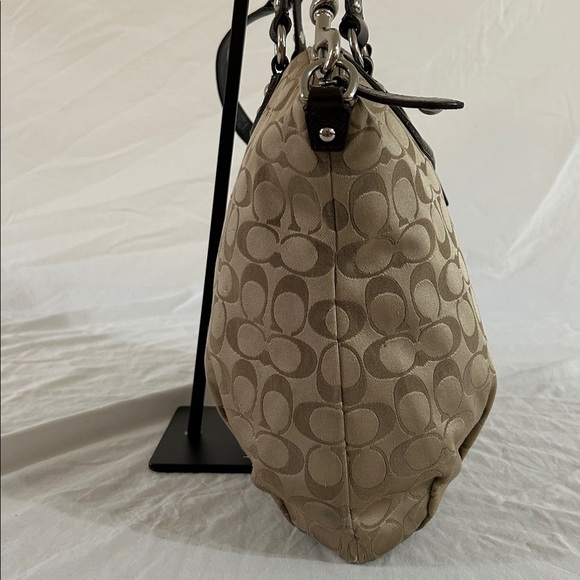 COACH F25185 ASHLEY SIGNATURE NORTH/SOUTH SATCHEL - Picture 5 of 11